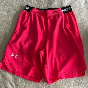 Men’s under armor hot pink shorts